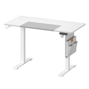 Mesa Elevable SOLOMON, 120x60x72-120 cm, Blanco