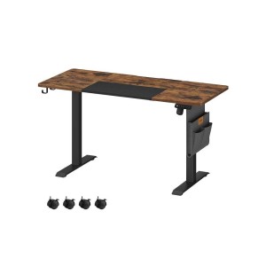 Mesa Elevable SOLOMON, 140x60x72-120 cm, Blanco