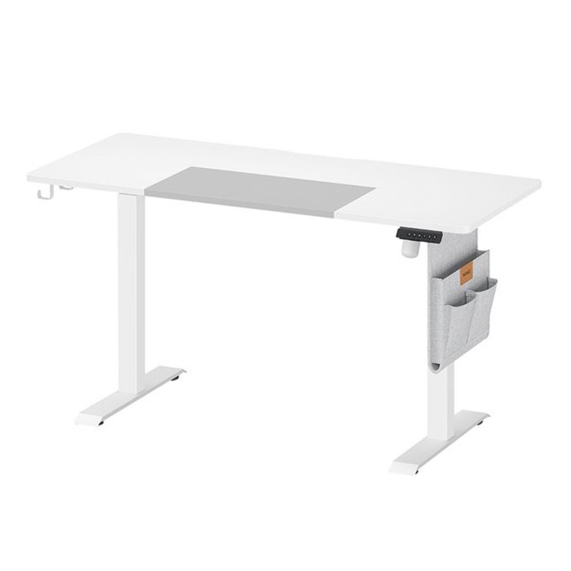 Mesa Elevable SOLOMON, 140x60x72-120 cm, Blanco