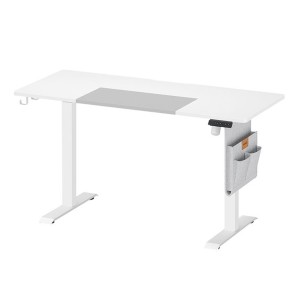 Mesa Elevable SOLOMON, 140x60x72-120 cm, Blanco