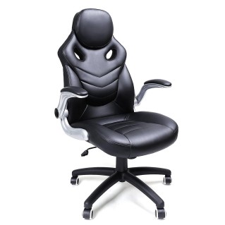 Sillón de Oficina YAKARTA en Piel color Negro