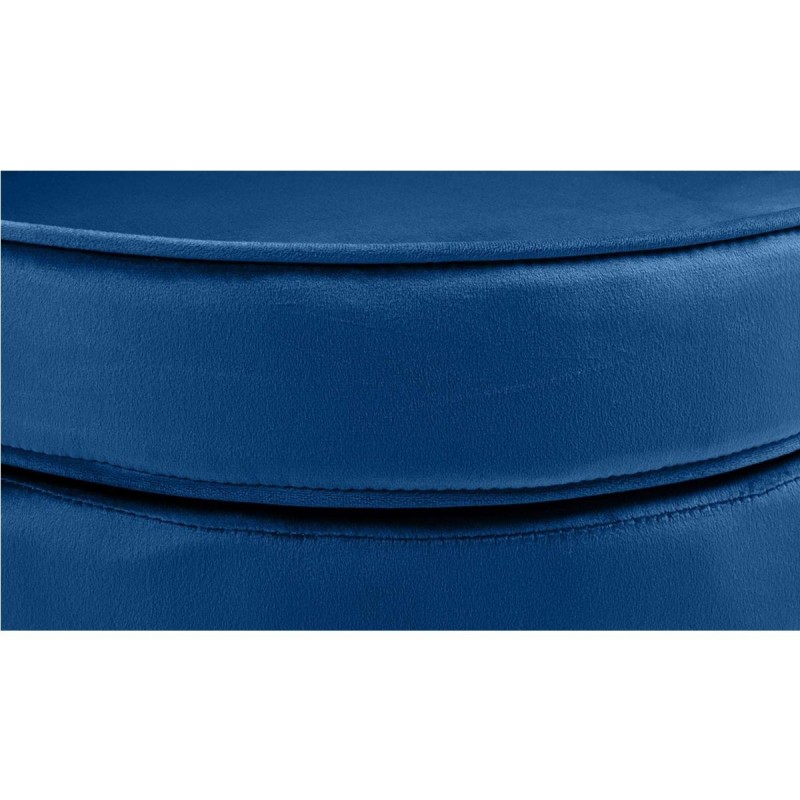 Sillón KIEL, Patas Metálicas Doradas, en Terciopelo Negro