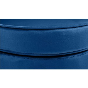Sillón KIEL, Patas Metálicas Doradas, en Terciopelo Negro