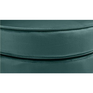 Sillón KIEL, Patas Metálicas Doradas, en Terciopelo Negro