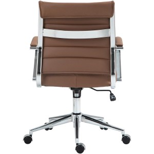 Silla de Oficina EVERY en Piel Natural color Negro