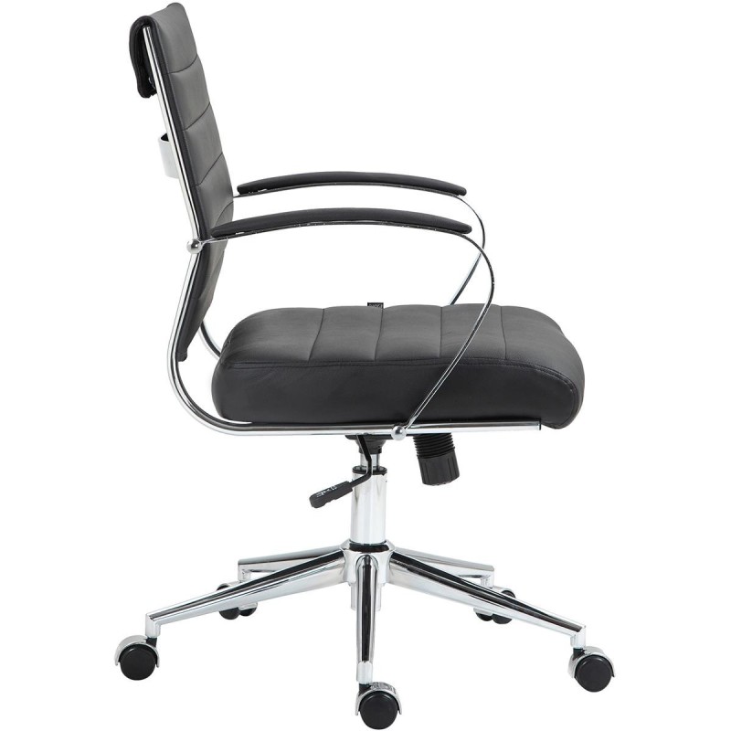 Silla de Oficina EVERY en Piel Natural color Negro