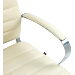 Silla de Oficina EVERY en Piel Natural color Negro