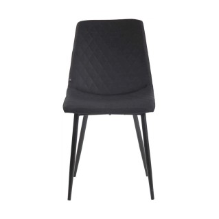 Silla de Confidente ROY, en tela color negro 2