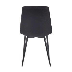 Silla de Confidente ROY, en tela color negro