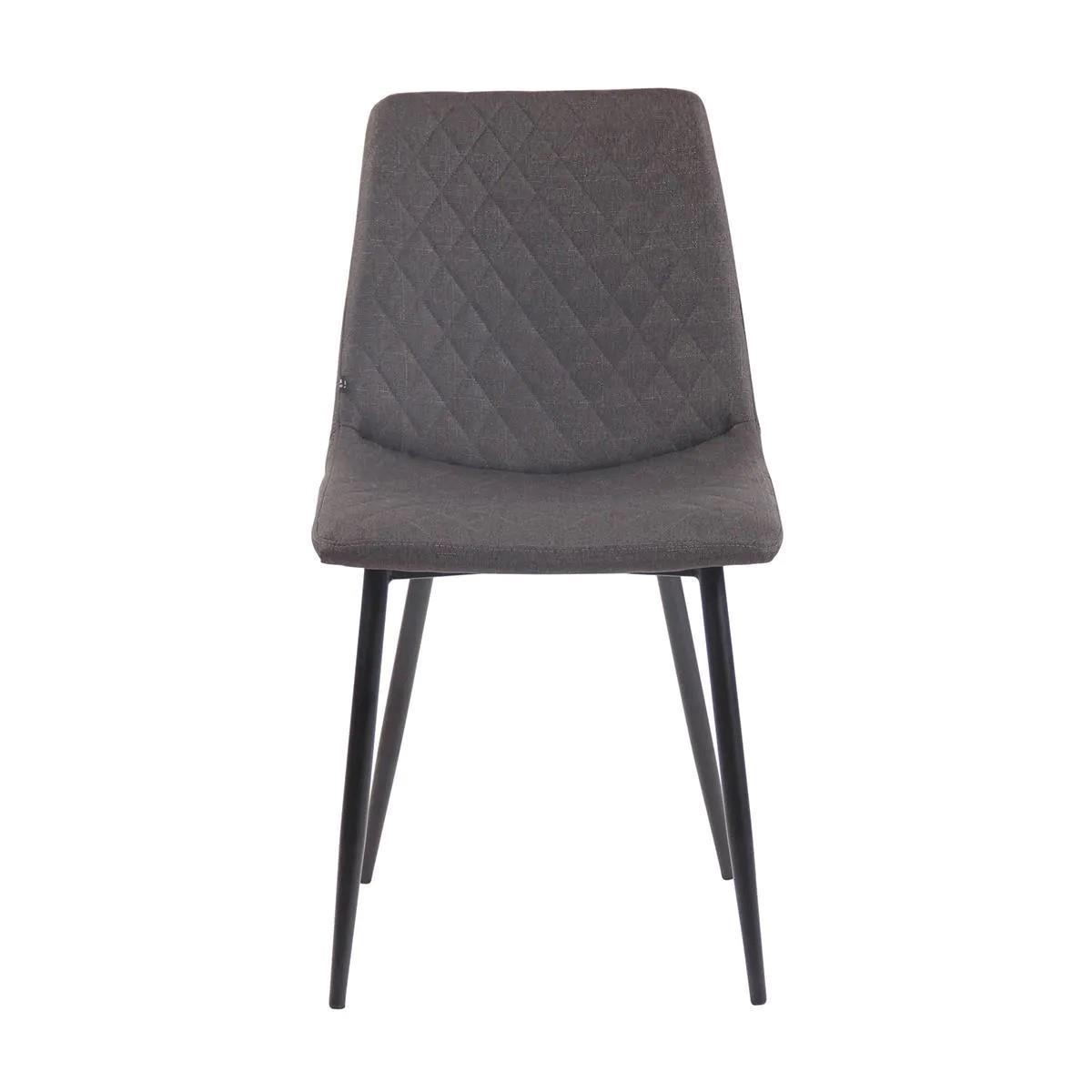 Silla de Confidente ROY TELA, Robusta Estructura Metálica, en color Negro