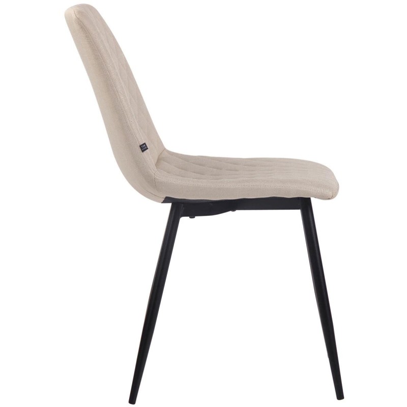 Silla de Confidente ROY, en tela color negro