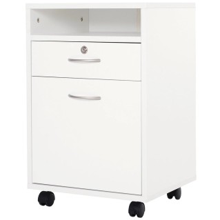 Archivador con Ruedas VERSY, 40x35x60 cm, Blanco