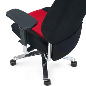 Silla de oficina ergonómica 24 horas, material viscoelástico, negro