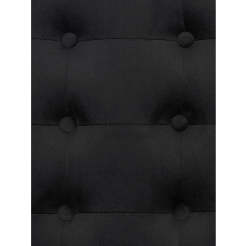 Silla de Confidente AKEMI, Diseño Exclusivo, en terciopelo color Negro