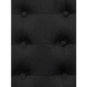 Silla de Confidente AKEMI, Diseño Exclusivo, en terciopelo color Negro
