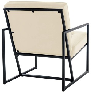 Silla de Confidente AKEMI, Diseño Exclusivo, en terciopelo color Negro