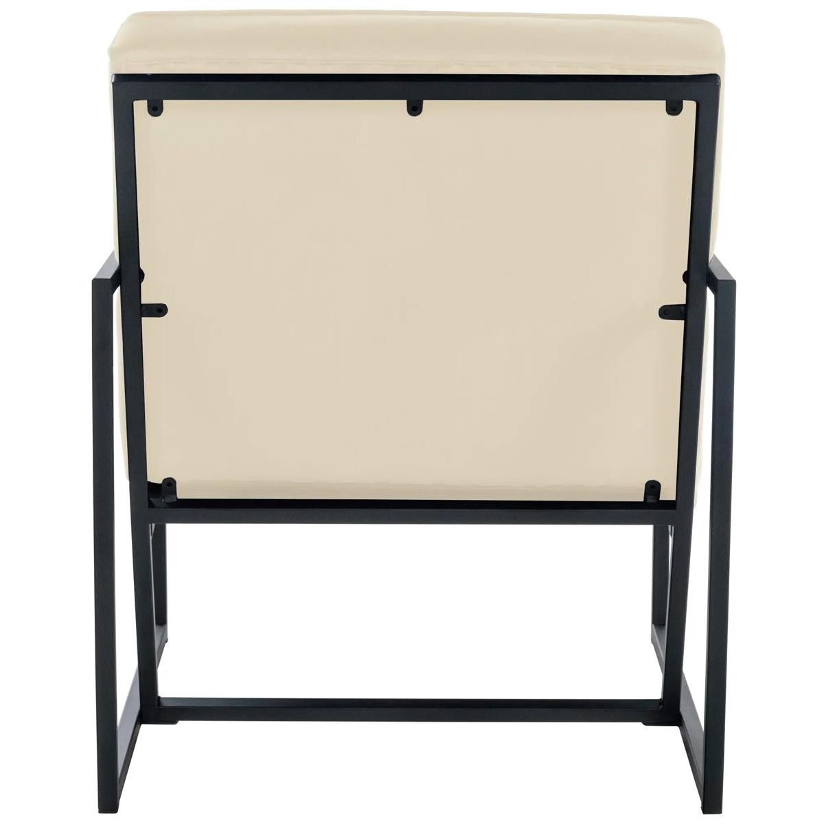 Silla de Confidente de Diseño AKEMI, Estructura Metálica, en Terciopelo Negra