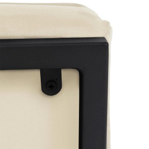 Silla de Confidente AKEMI, Diseño Exclusivo, en terciopelo color Negro