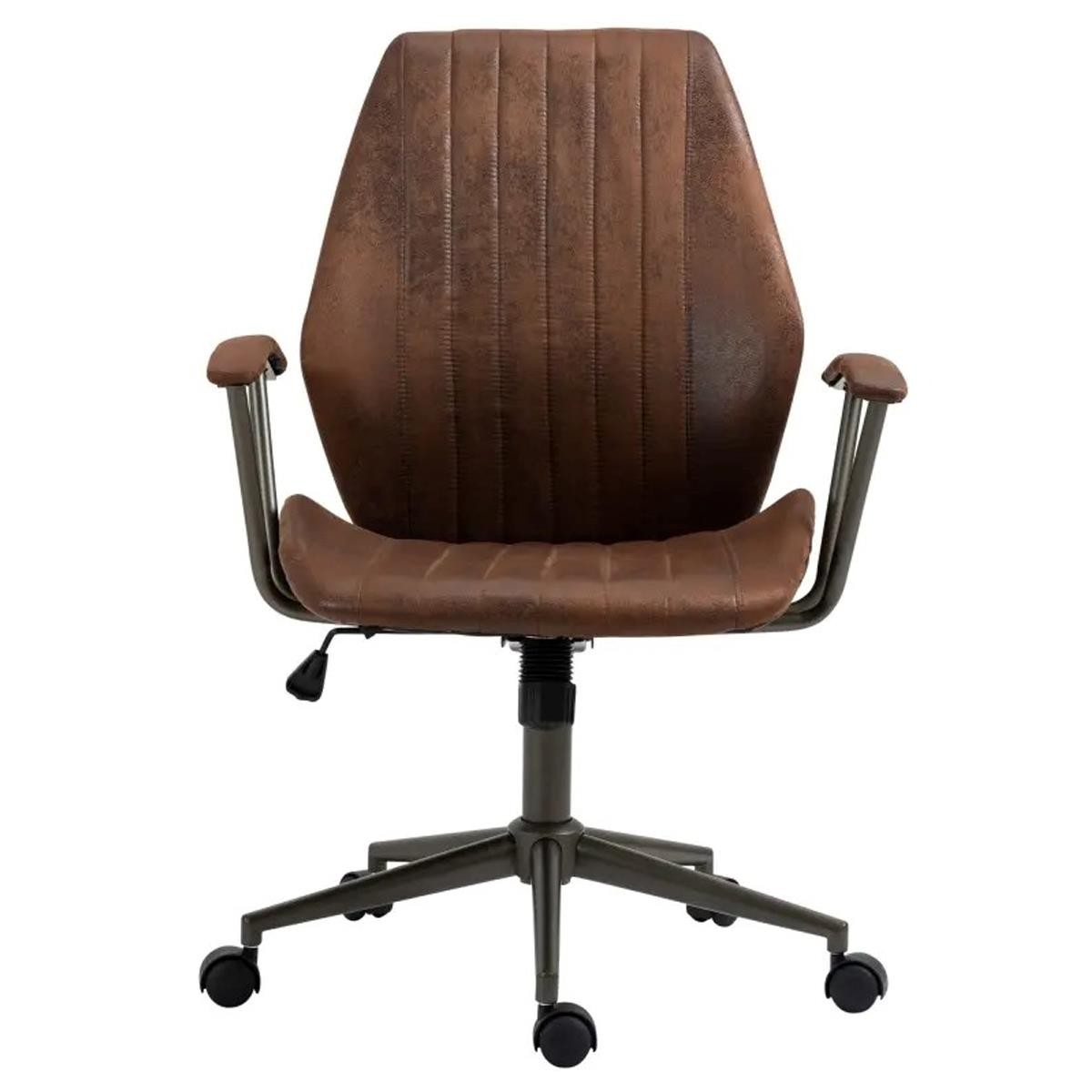 Sillón de Oficina BAKIN, Diseño Exclusivo, Mecanismo Basculante, en Piel Negra