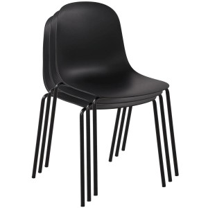 Funcional silla de confidente EMMA en color negro