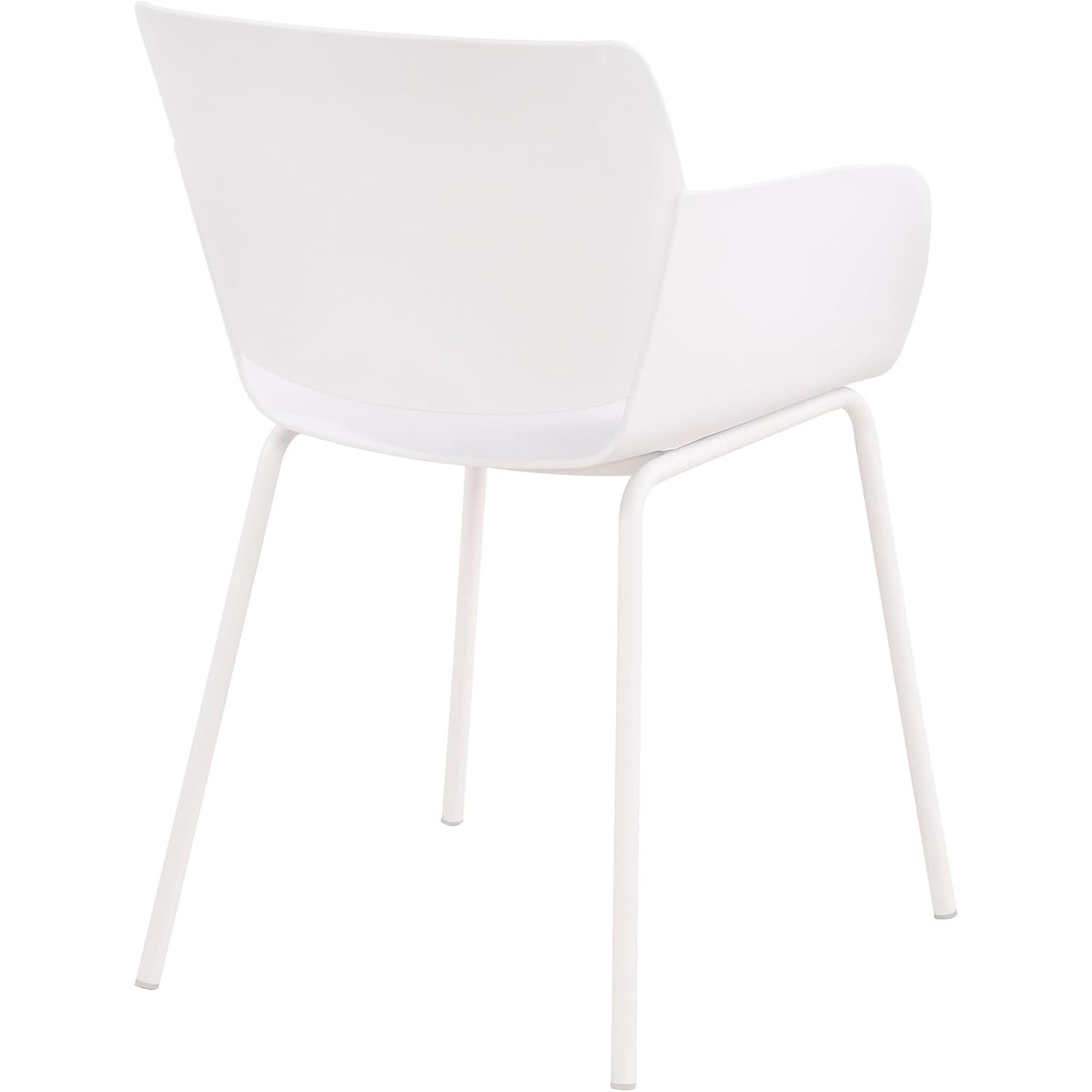 Silla de Confidente RIKO, Reposabrazos Integrados, Robusta Estructura Metálica, color Negro