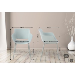 Silla de Confidente RIKO color Negro