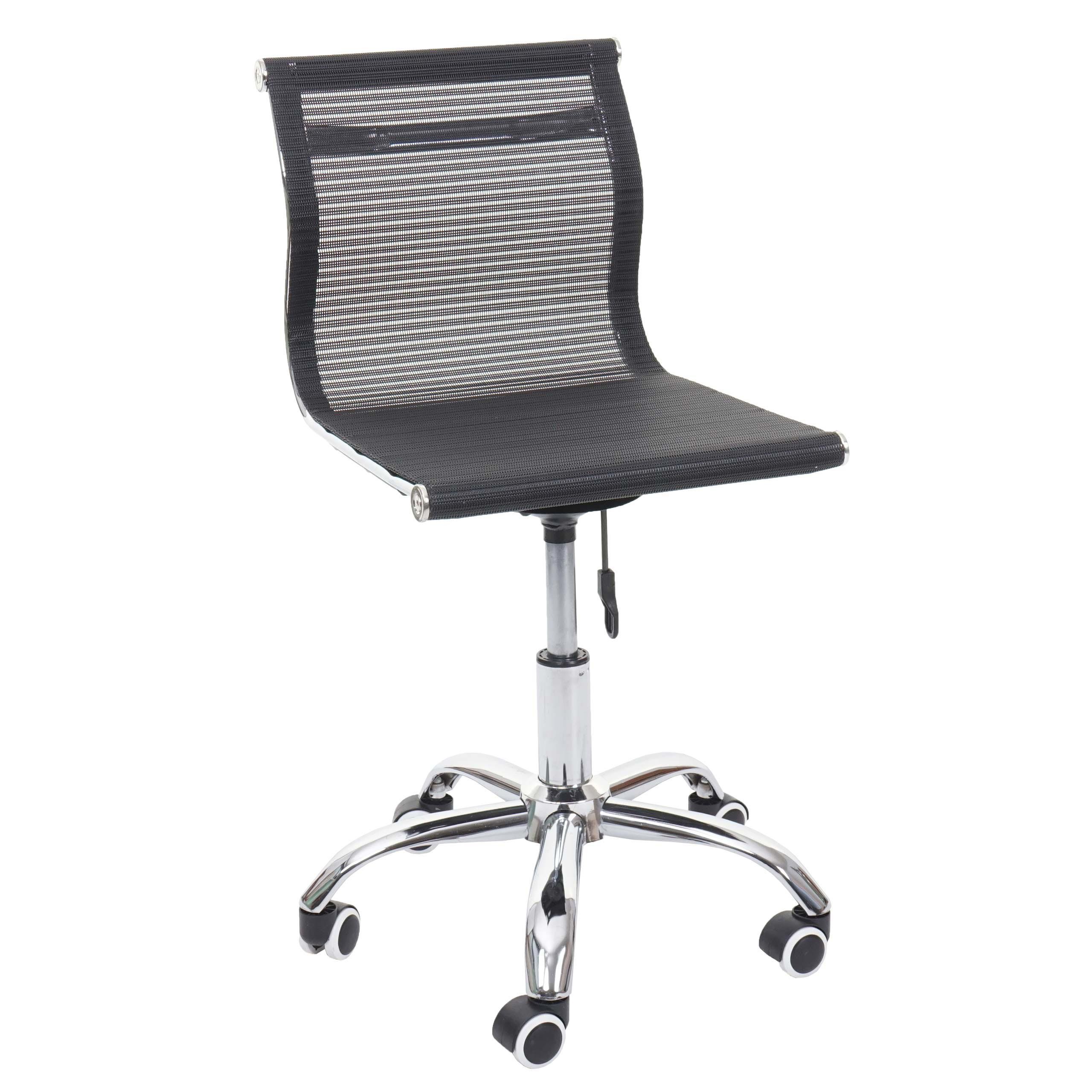 Silla de Oficina TELGA, Base Metálica, en Malla Transpirable, color Azul