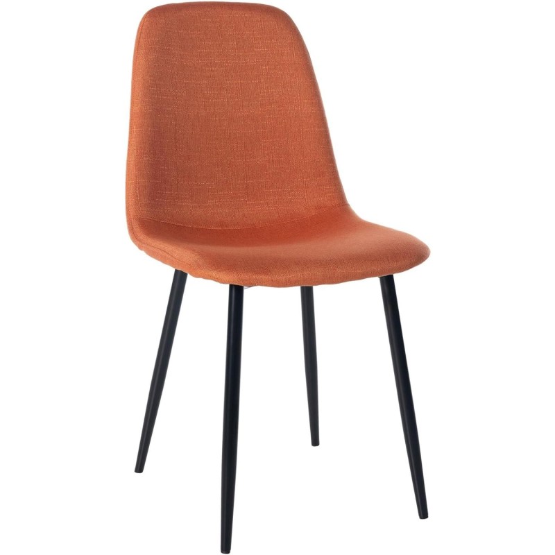 Silla de Confidente NAIPES, en piel color Negro
