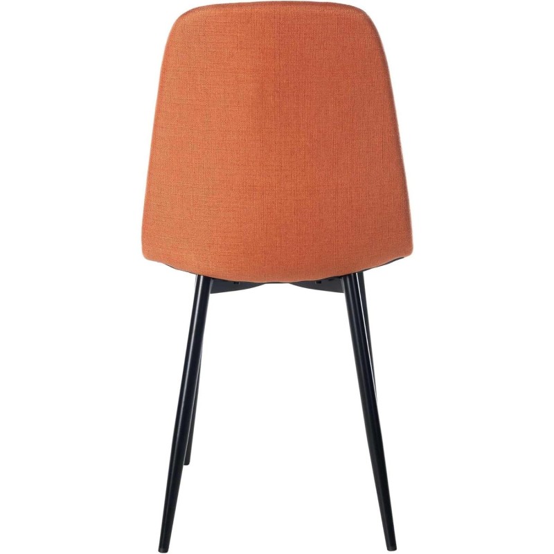 Silla de Confidente NAIPES, en piel color Negro