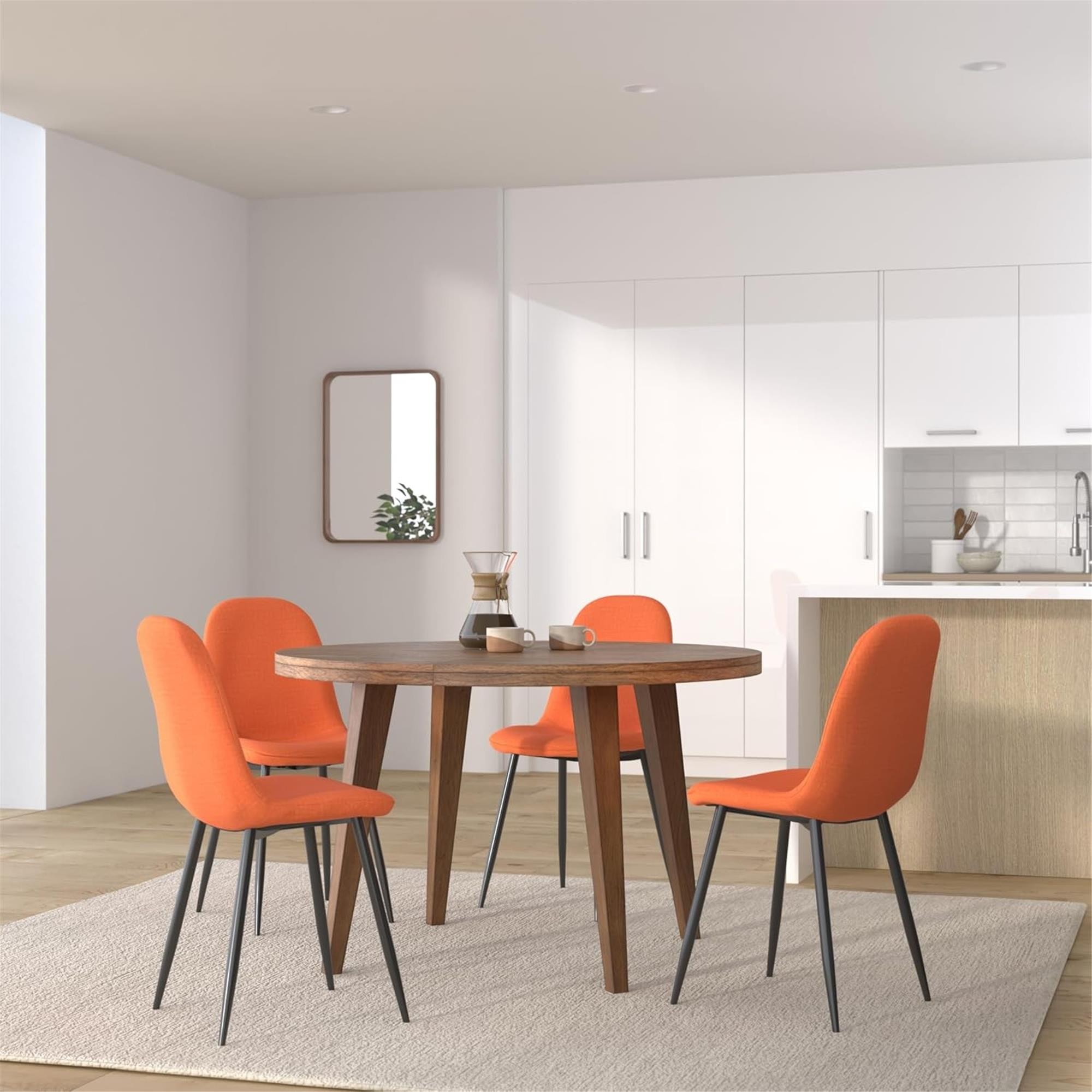 Silla de Confidente NAIPES, Robusta Estructura Metálica, en Tela color Negro