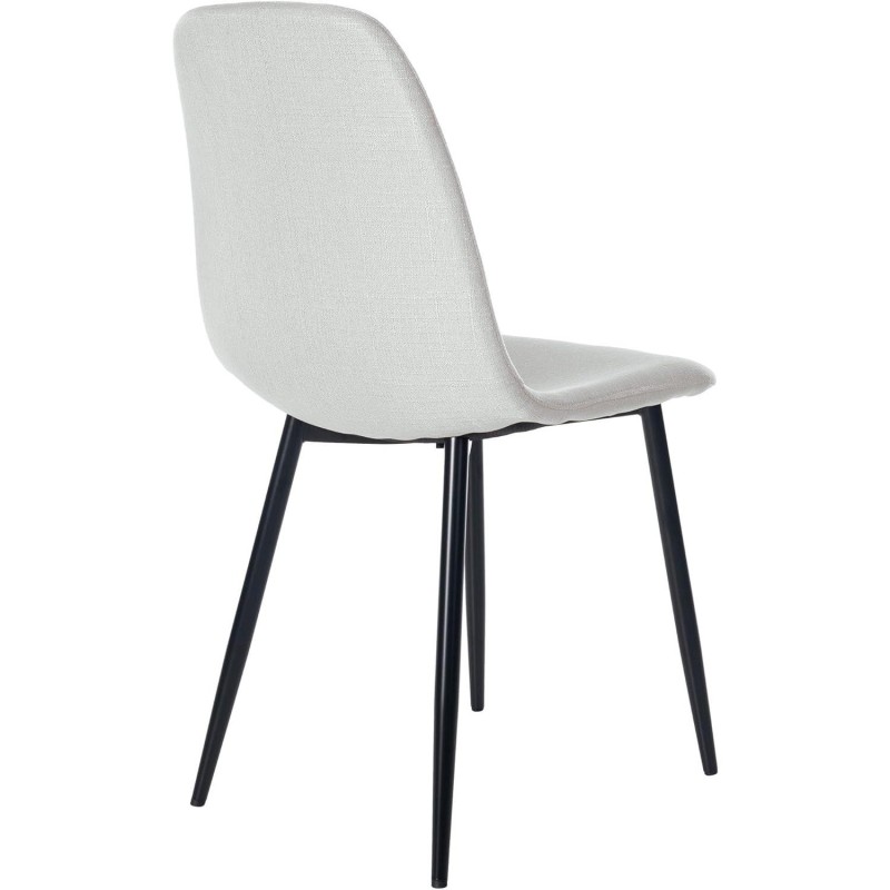 Silla de Confidente NAIPES, en piel color Negro