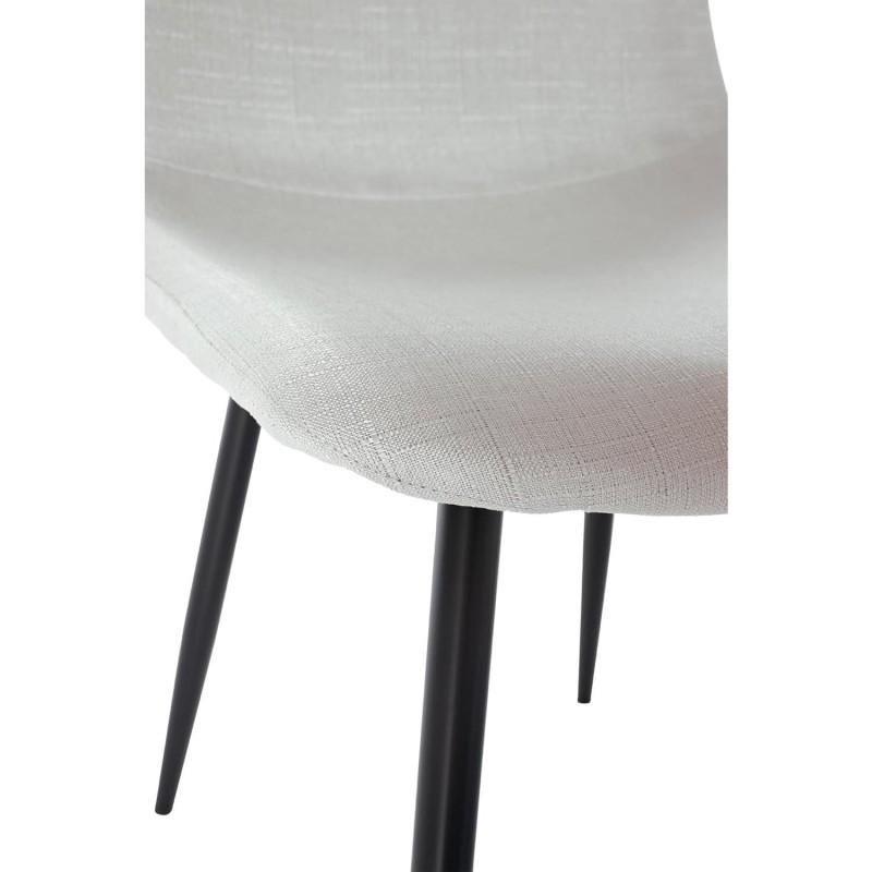 Silla de Confidente NAIPES, en piel color Negro
