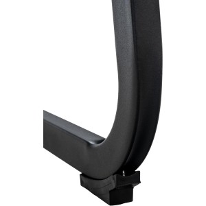 Silla de Confidente ALISA, Estructura Metálica, en Terciopelo color Crema