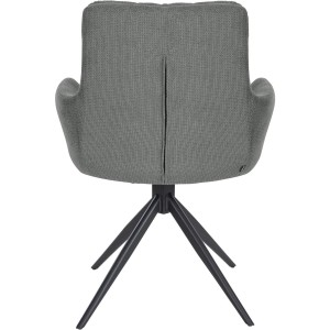 Silla de Confidente GLAM  en Tela color Negro
