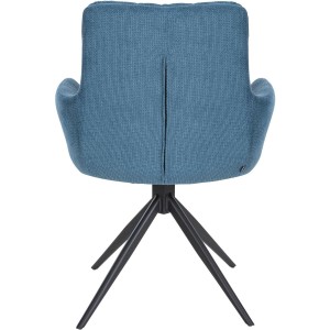 Silla de Confidente GLAM  en Tela color Negro