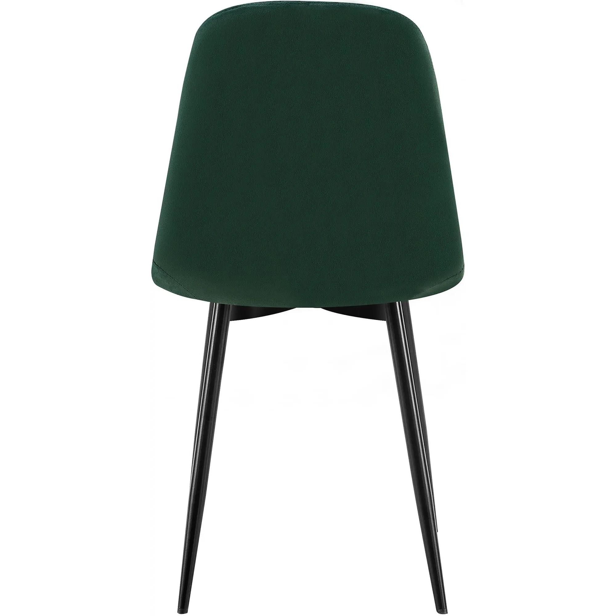 Silla de Confidente AMBRA, Diseño Moderno y Sofisticado, en Terciopelo color Negro
