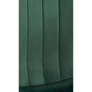 Silla de Confidente AMBRA, en terciopelo color negro