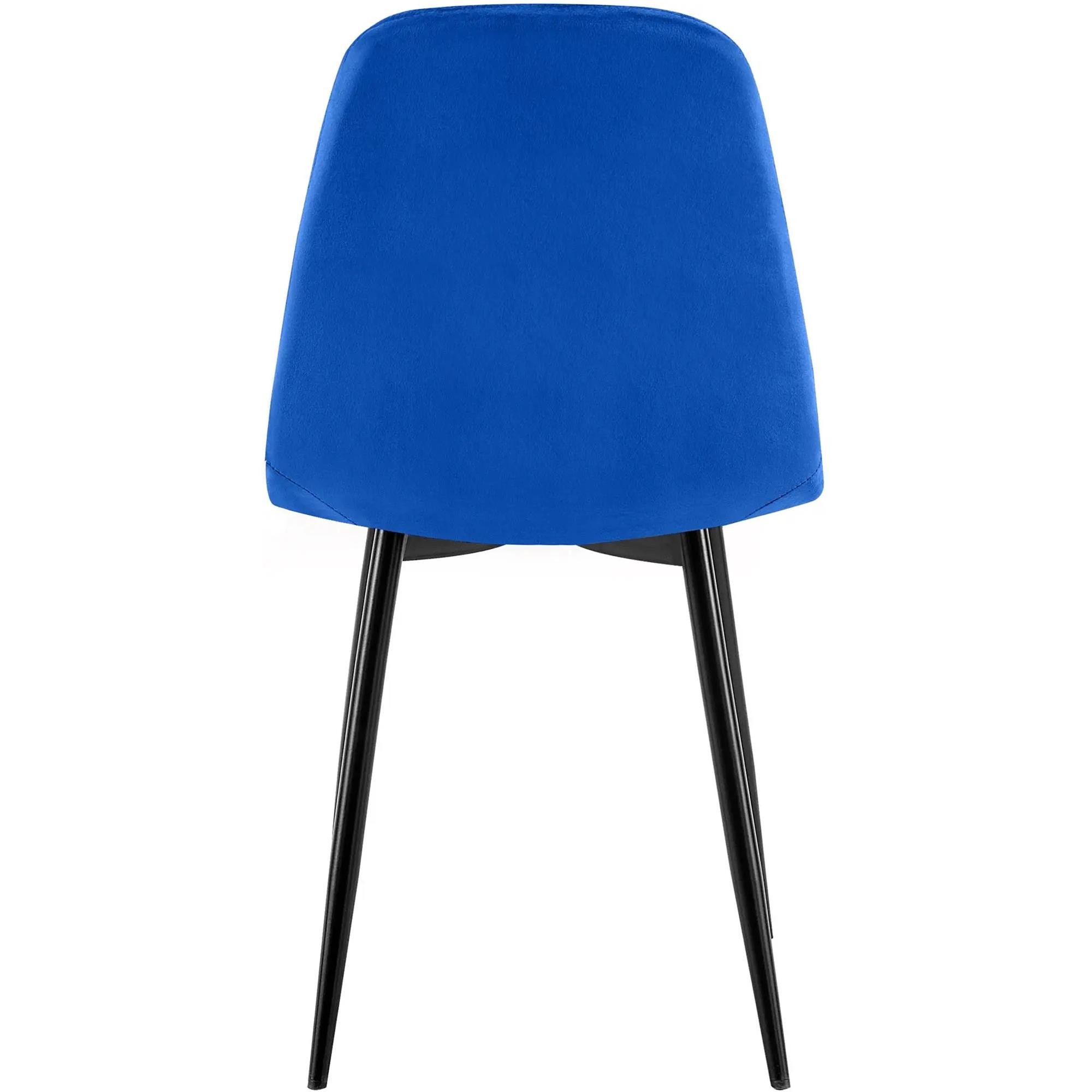 Silla de Confidente AMBRA, Diseño Moderno y Sofisticado, en Terciopelo color Negro