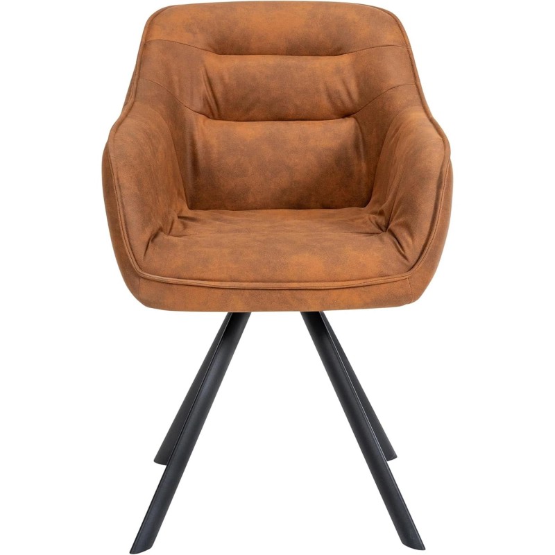 Silla de Confidente CLODIS en Tela color Negro
