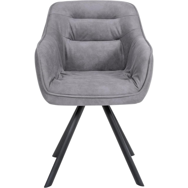Silla de Confidente CLODIS en Tela color Negro