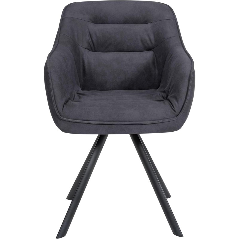Silla de Confidente CLODIS en Tela color Negro