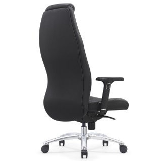 Sillón de Oficina SUITER, Elegante y Cómodo, Cuero Negro 2