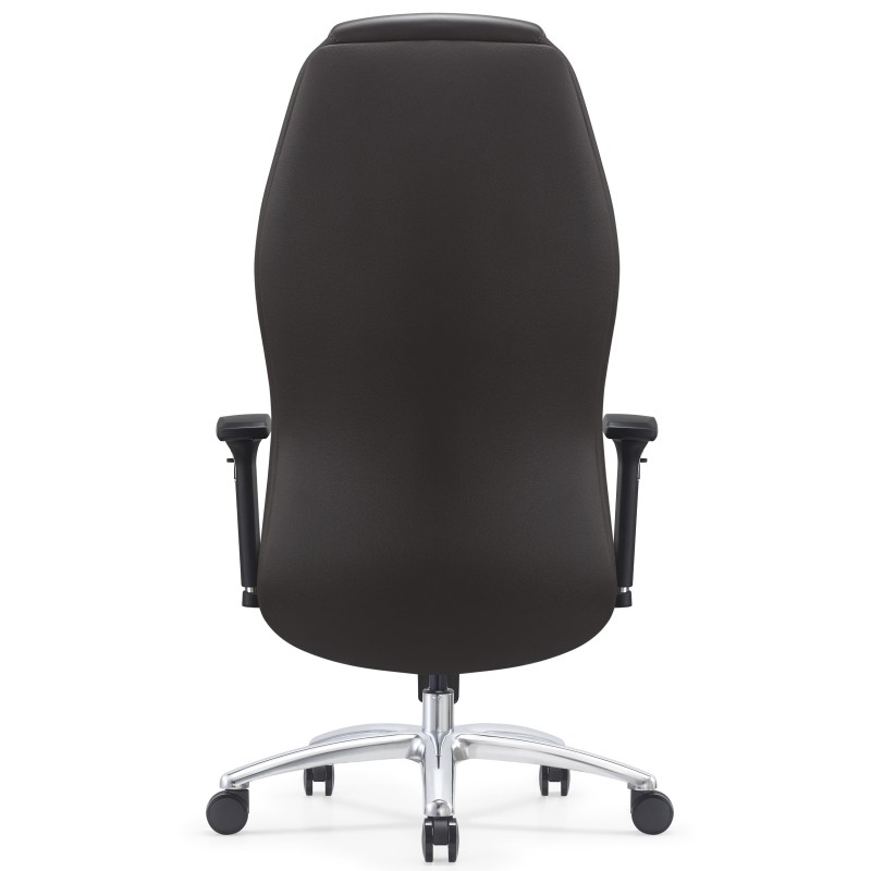Sillón de Oficina SUITER, Elegante y Cómodo, Cuero Negro