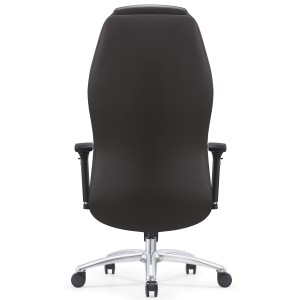 Sillón de Oficina SUITER, Elegante y Cómodo, Cuero Negro