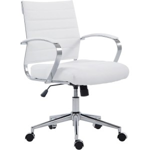 Silla de Oficina EVERY en Piel Sintética color Negro
