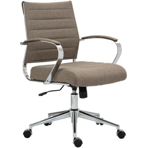 Silla de Oficina EVERY en Tela color Marrón