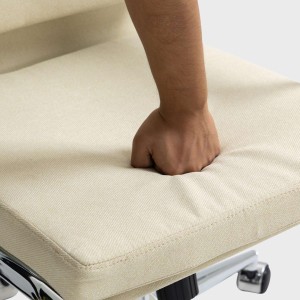 Silla de Oficina TODRA, en Tela, Color Gris oscuro