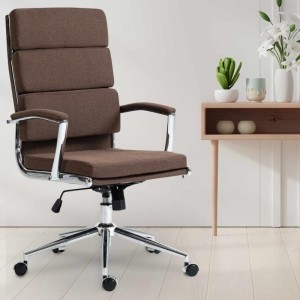 Silla de Oficina TODRA, en Tela, Color Gris oscuro