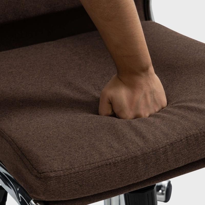 Silla de Oficina TODRA, en Tela, Color Gris oscuro