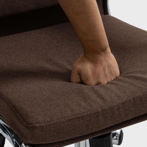 Silla de Oficina TODRA, en Tela, Color Gris oscuro